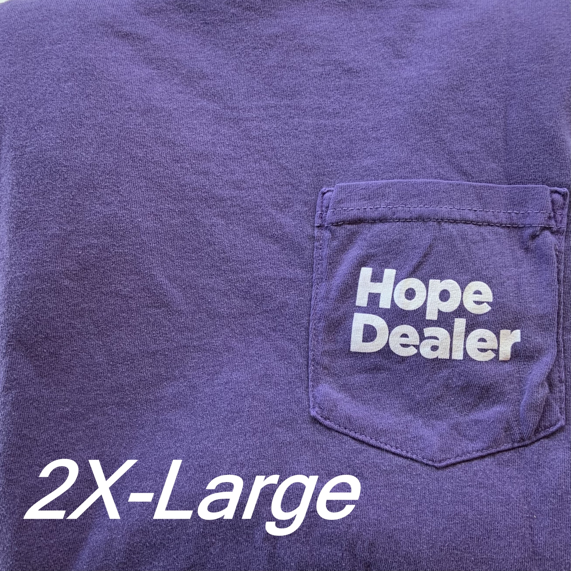Hope Dealer Tshirt / Purple / 2XL